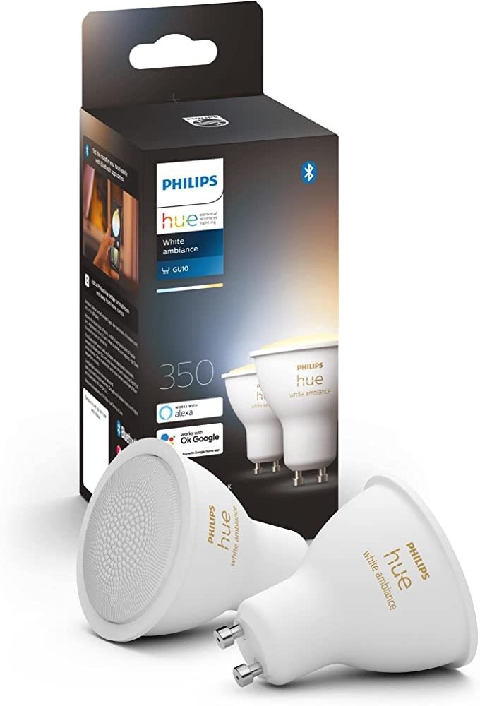 Philips Hue White Ambiance 4.3 W GU10 sada 2 ks