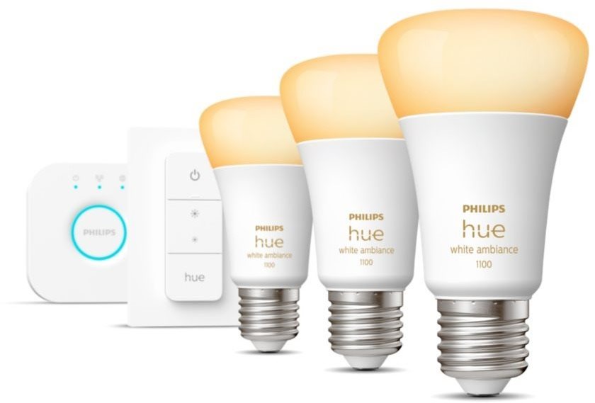 Philips Hue White Ambiance 8 W 1100 E27 starter kit