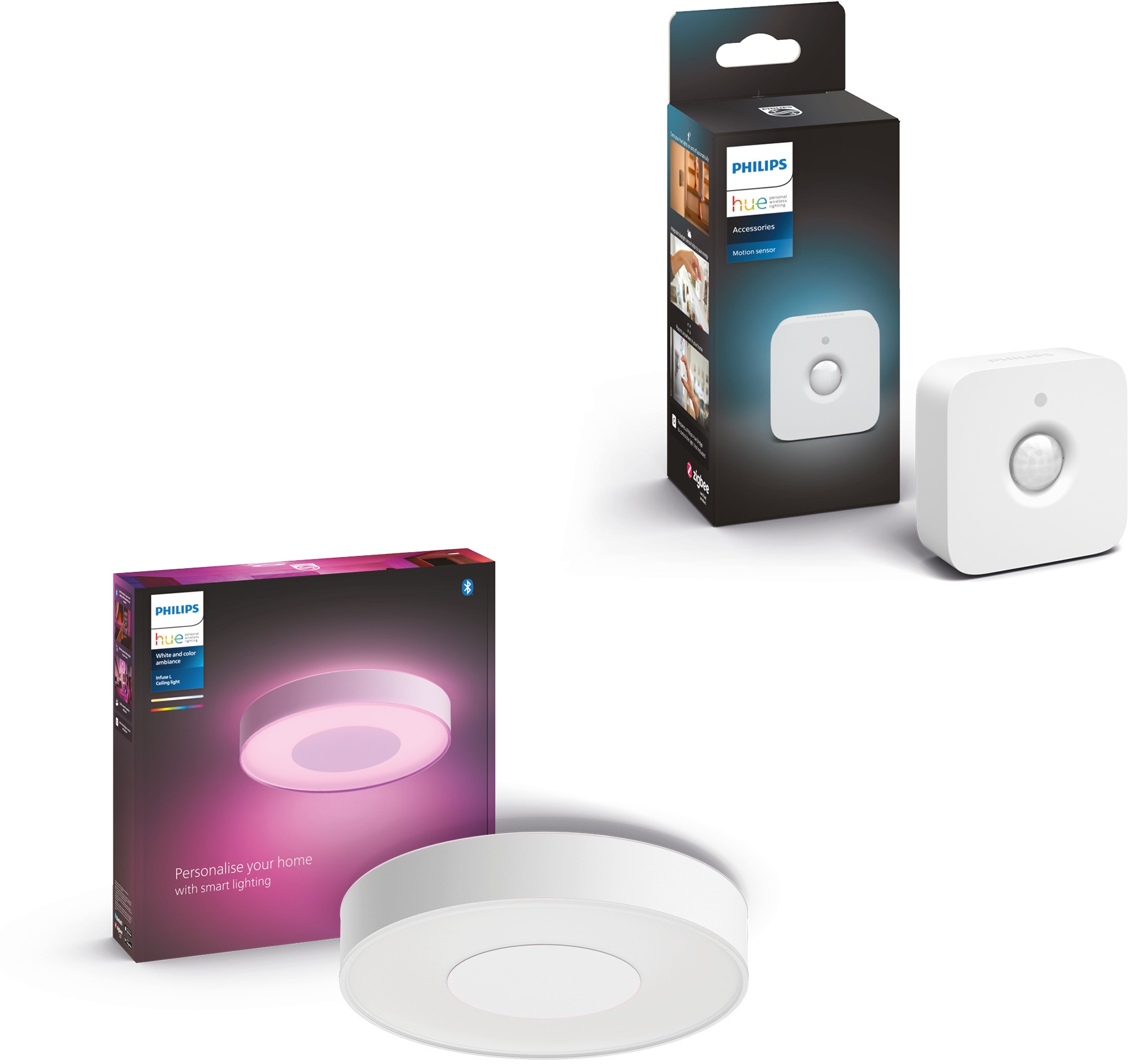 Philips Hue Infuse M stropné biele + Hue Motion Sensor