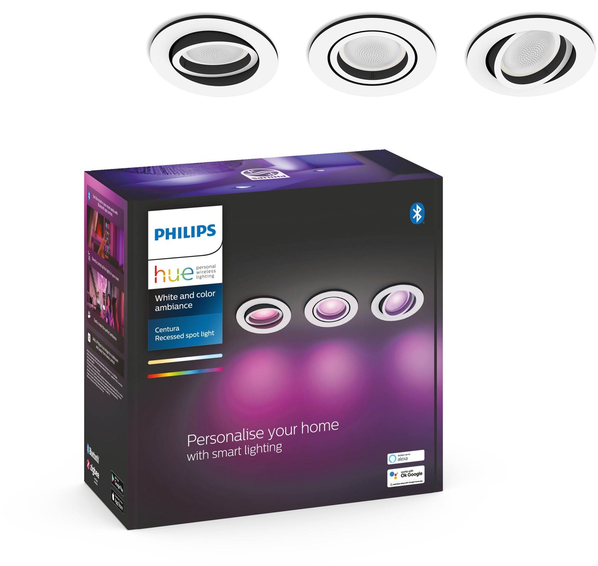 Philips Hue Centura biele 3 ks