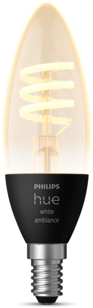 Philips Hue White Ambiance 4.6 W 550 Filament sviečka E14