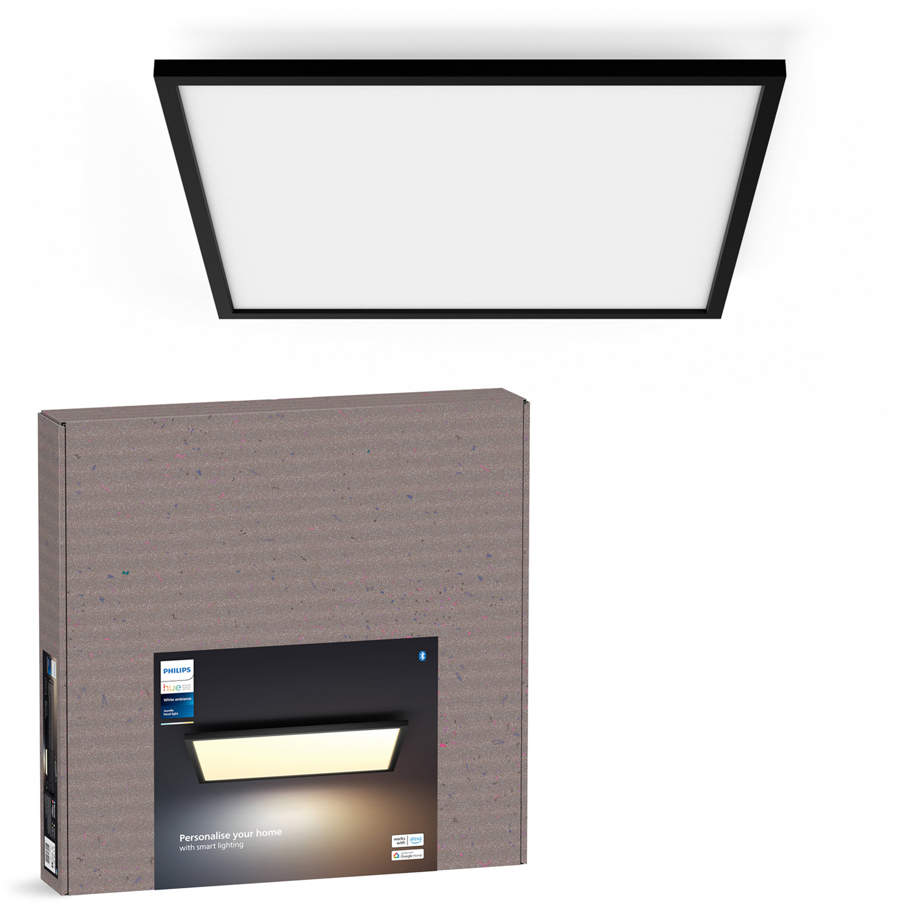 Philips Hue Aurelle Panel SQ XL, čierny