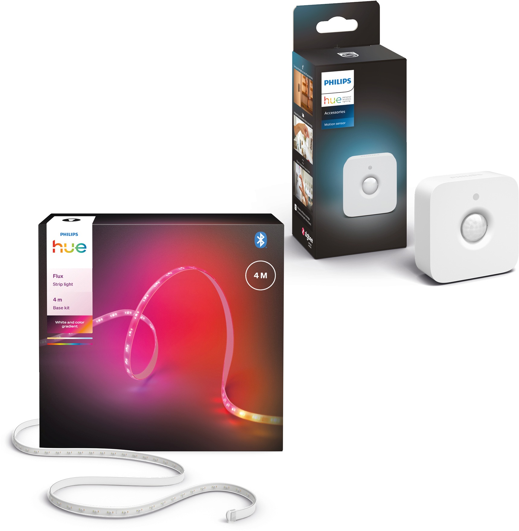 Philips Hue Flux strip light 4 m + Hue Motion Sensor