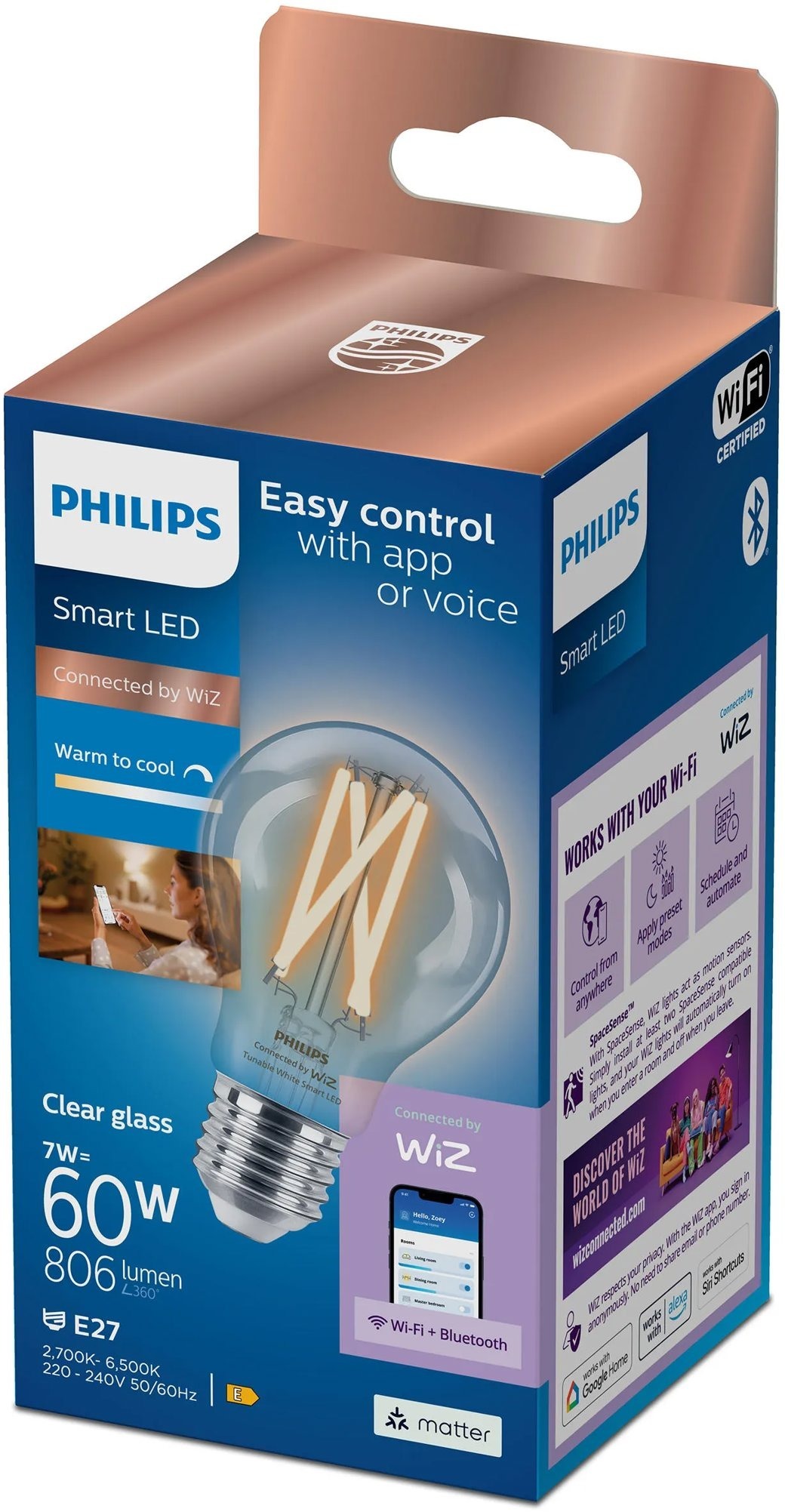 Philips Smart LED WFB 60 W A60 E27