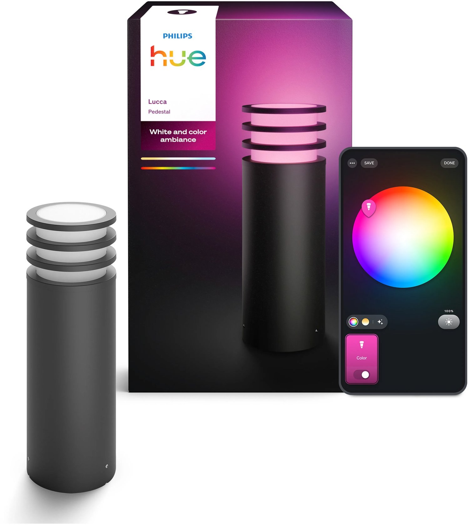 Philips Hue Lucca pedestal WCA