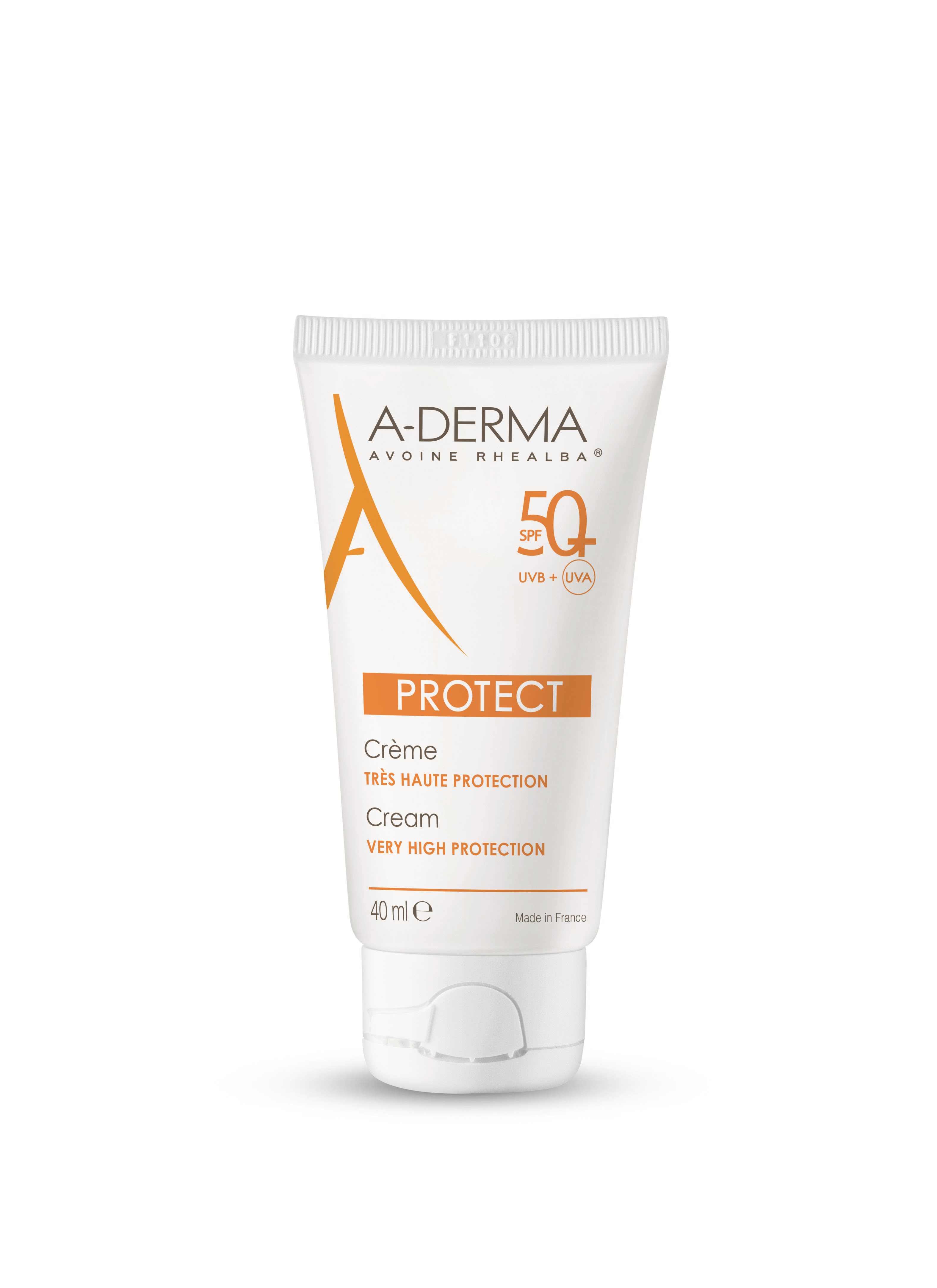A-DERMA PROTECT Krém pre normálnu až suchú pleť SPF50+ 40 ml