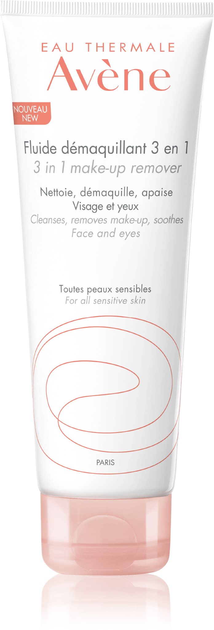 AVENE Odličovací fluid 3 v 1 na citlivú pleť 200 ml