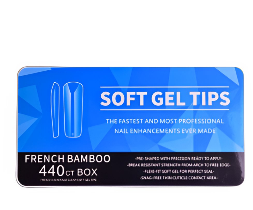 PinPai Gélové tipy French bamboo, 440 ks