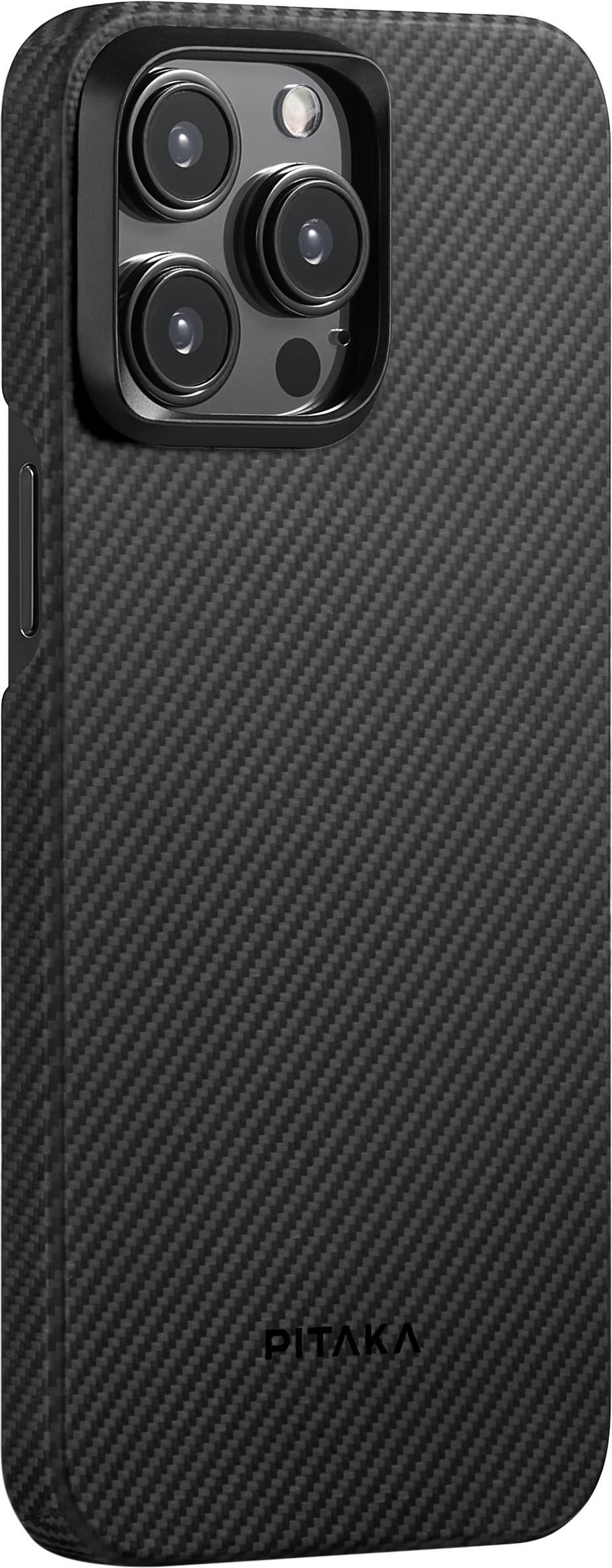 Pitaka MagEZ 4 600D Case Black/Grey Twill iPhone 15 Pro