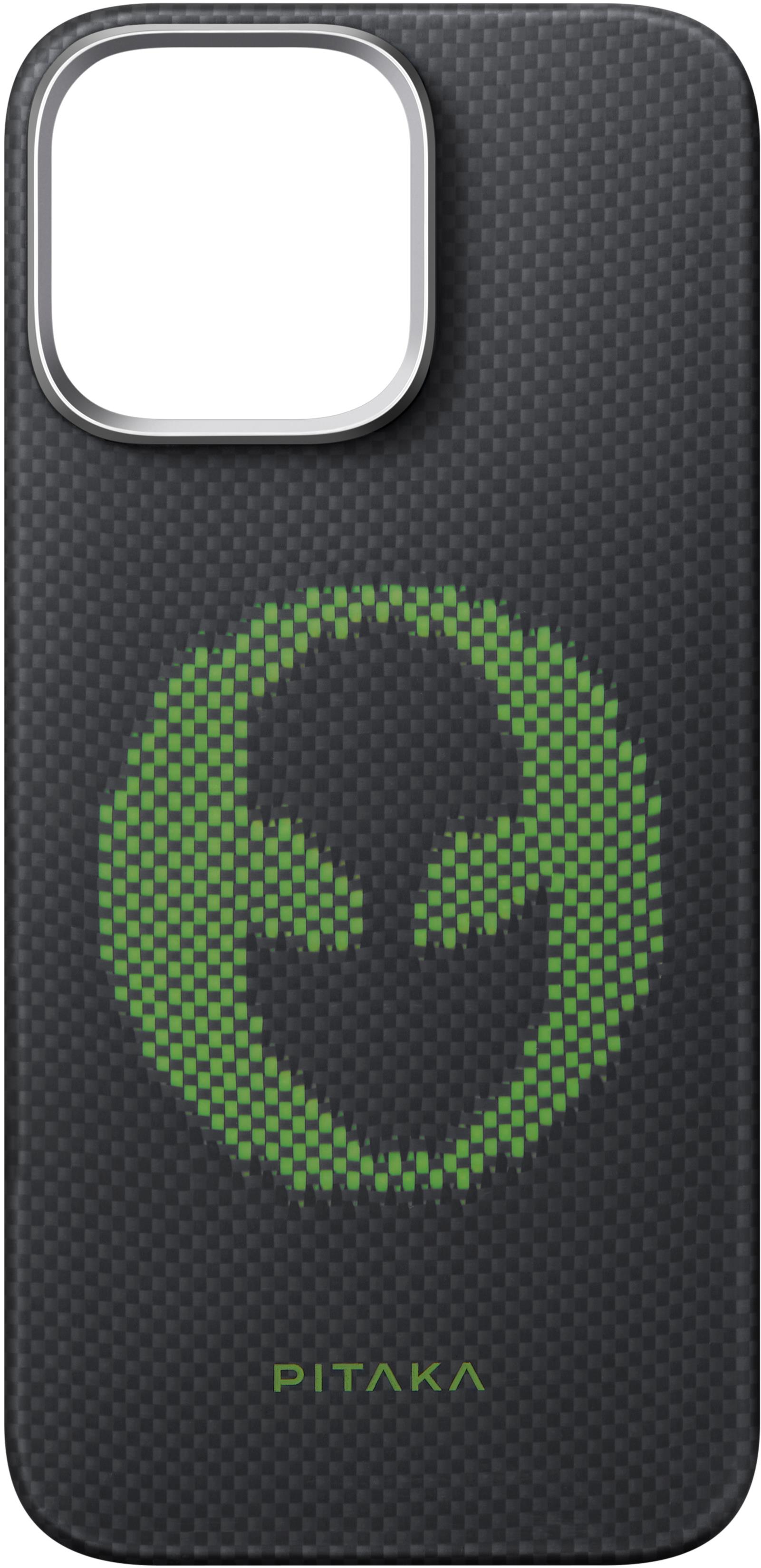 Pitaka × Aries Tactile Woven Case, Alien – iPhone 16 Pro