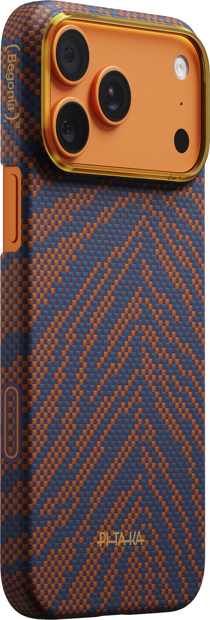 Pitaka Edge Case Breath of Veins Burning Orange iPhone 17 Pro