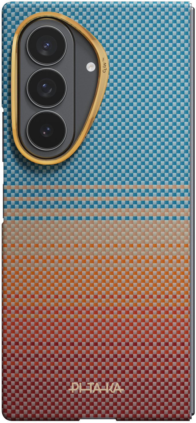 Pitaka Edge Case Back Cover Sunset Samsung Galaxy Z Fold 8 Ultra