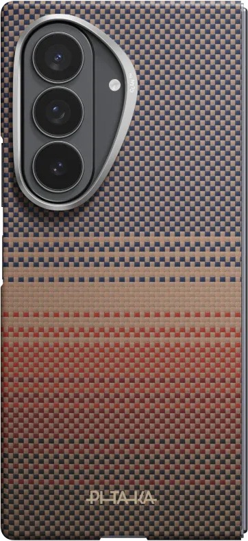 Pitaka Edge Case Back Cover With Central Axis Sunset Samsung Galaxy Z Fold 8 Ultra