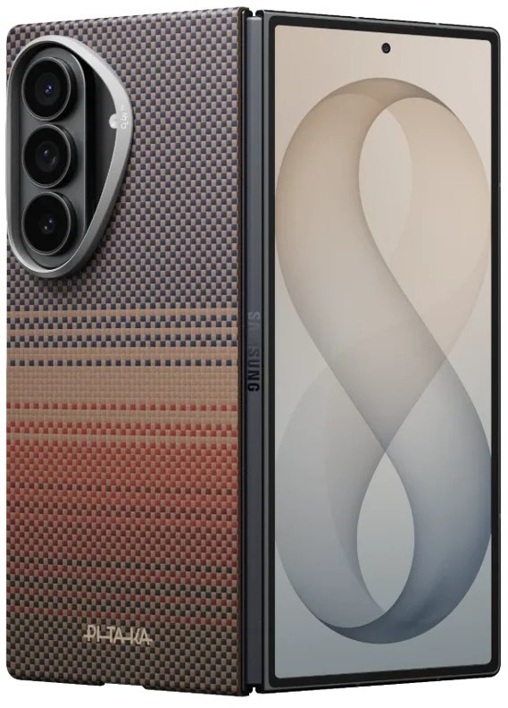 Pitaka Edge Case Full Set With Screen Protector Sunset Samsung Galaxy Z Fold 8 Ultra