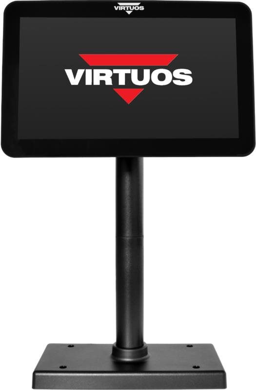 Virtuos 10,1" SD1010R čierny, LCD farebný zákaznícký displej, USB