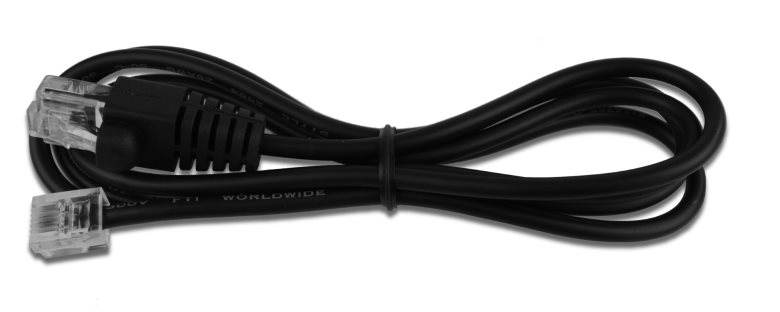 Virtuos 10P10C-6P6C-24V1, čierny 1,1 m