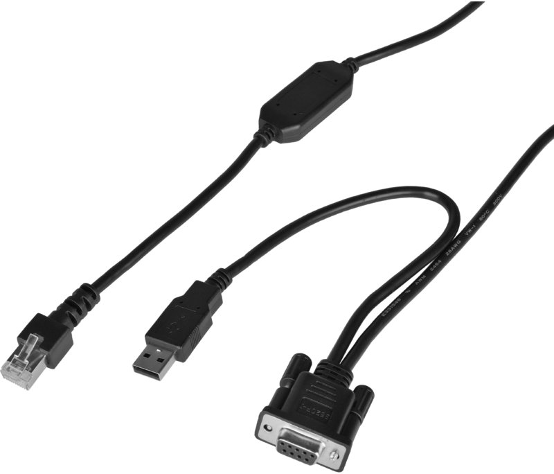 Kábel RS-232 pre čítačku Virtuos HT-851A, čierny