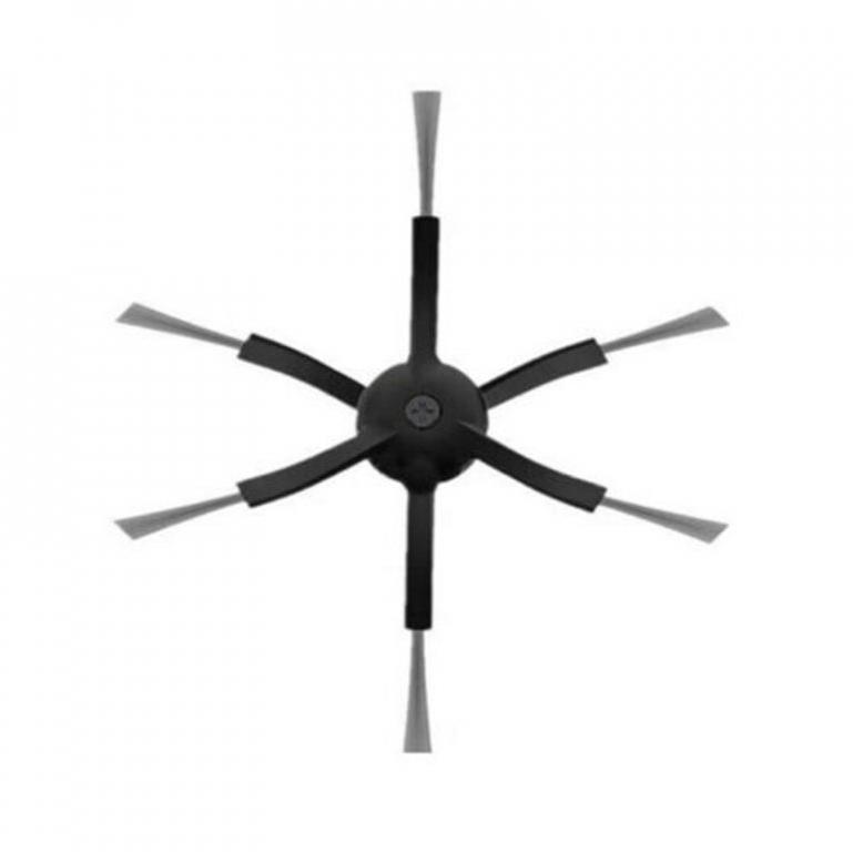 Sunny Viacramenná bočná kefa pre Xiaomi Roborock S5, S6 Xiaowa čierna – 1 ks