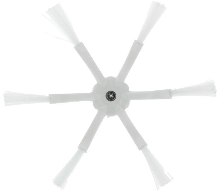 Sunny Viacramenná bočná kefa pre XIaomi Roborock S5, S6, Xiaowa, Sweep one – biela 1 ks