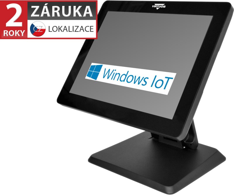 Virtuos BPOS BP-1588, 15", i3-1011U, 8 GB, 256 GB SSD, Win11 IoT, čierny