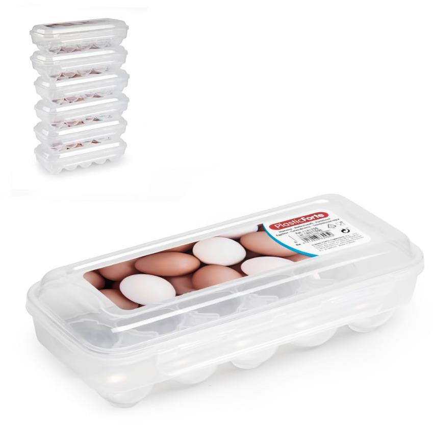 Plastic Forte na 10 vajec UH číry 27 × 13 × 7 cm