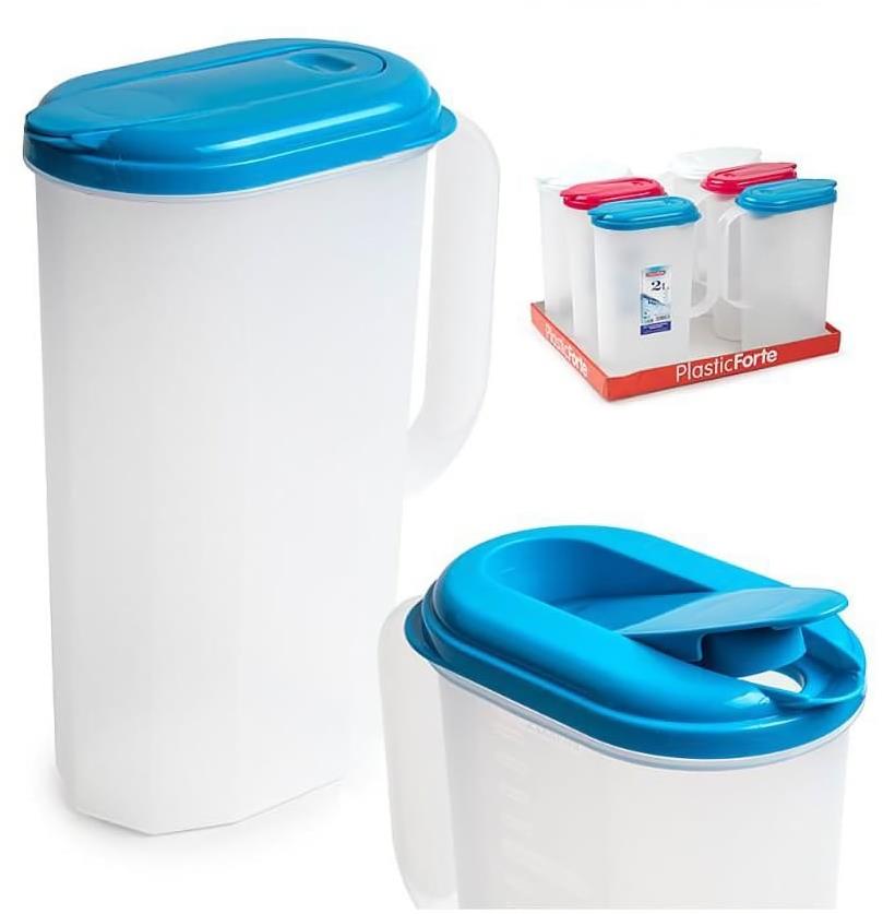 PLASTIC FORTE 2 l UH SERVI s výklopným viečkom a stupnicou