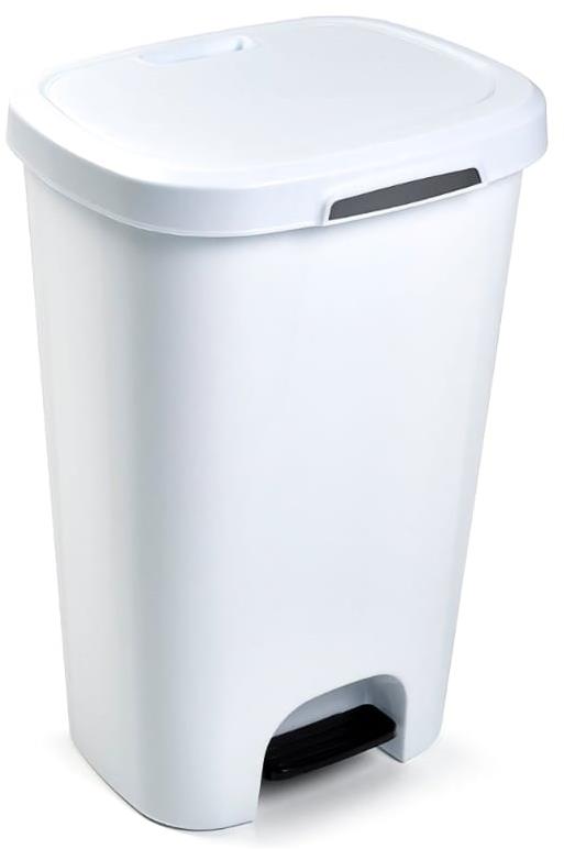 Plastic Forte Kôš na odpad 50 l pedálový biely