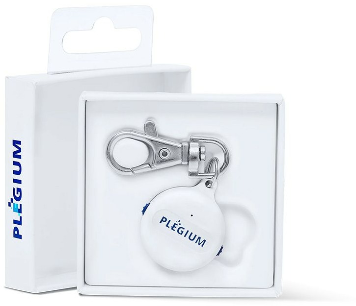 Plegium Smart Emergency Button – smart osobný alarm, biely