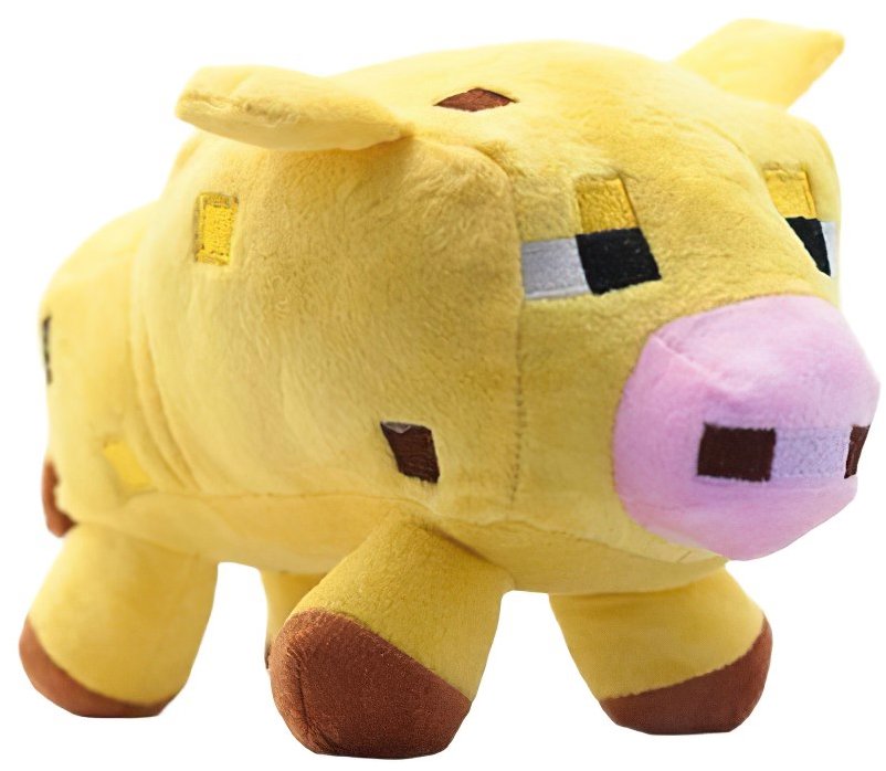 Plush Minecraft Prasa žlté 25 cm