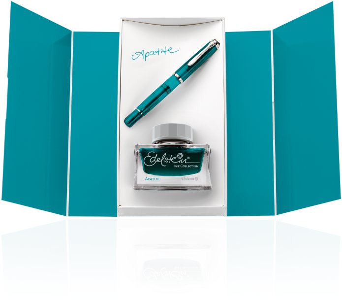 PELIKAN M205 Apatite M + Edelstein inkoust 50 ml