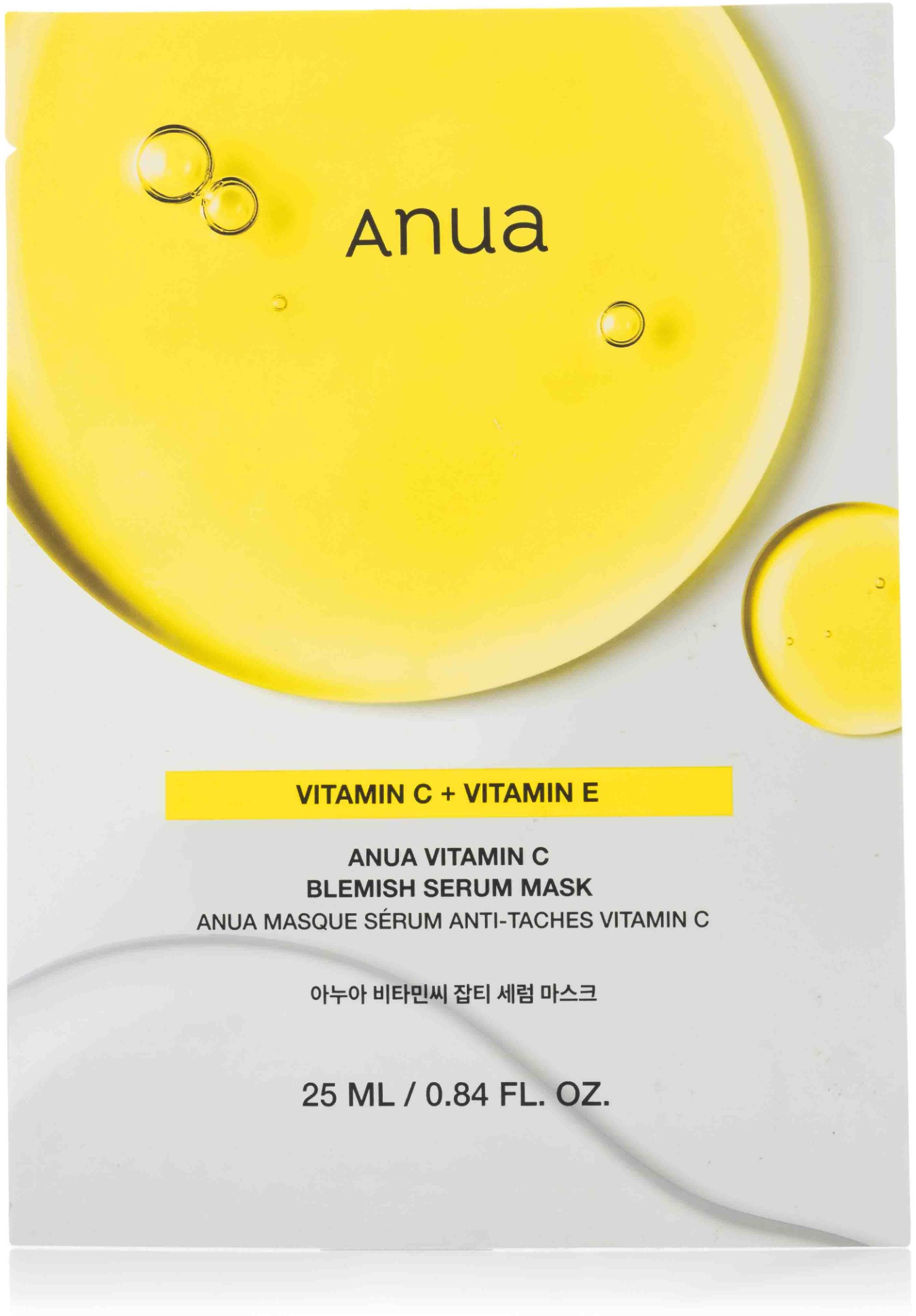 ANUA Vitamín C Blemish Serum Mask 25 ml