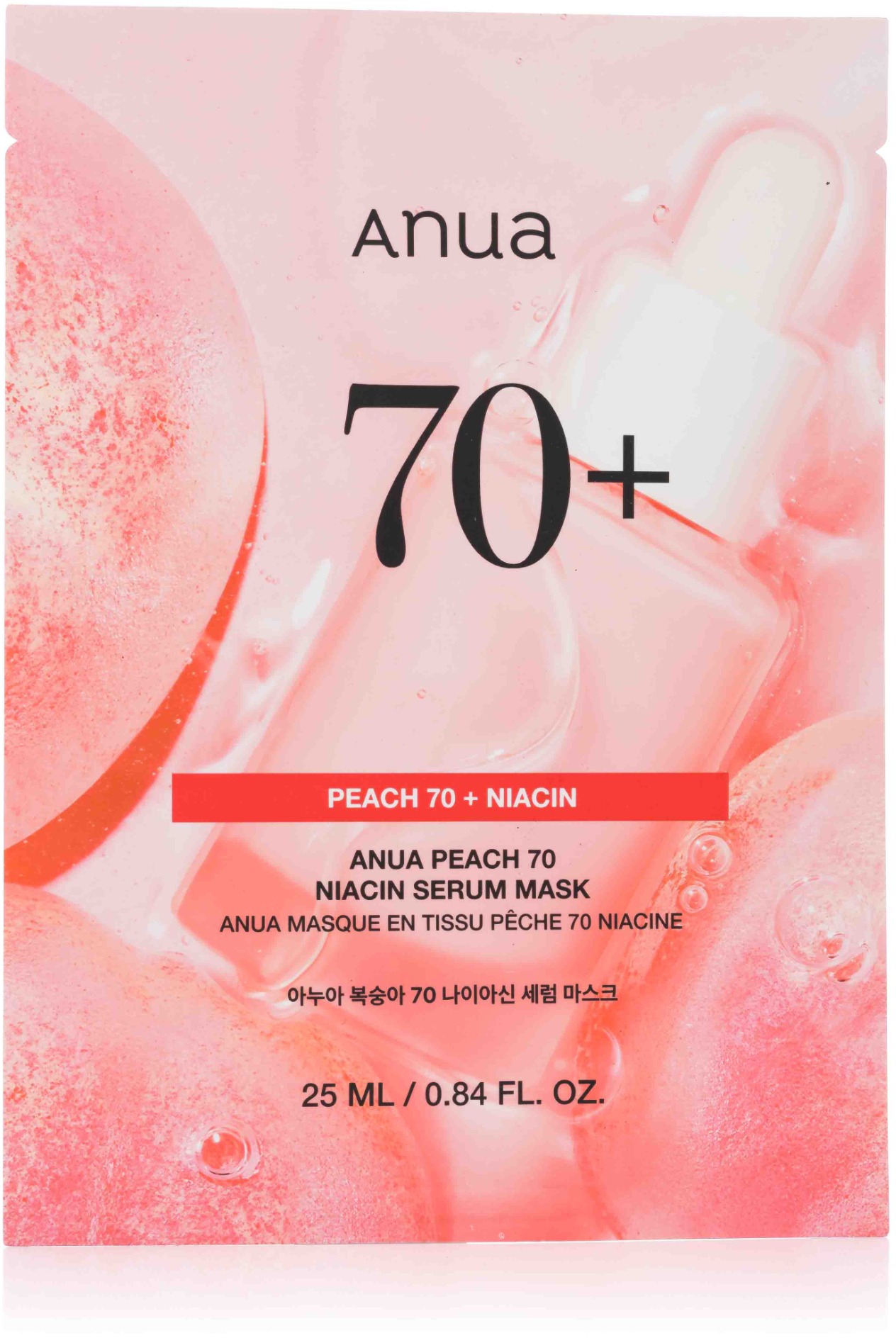 ANUA Peach Niacín Serum Mask 25 g