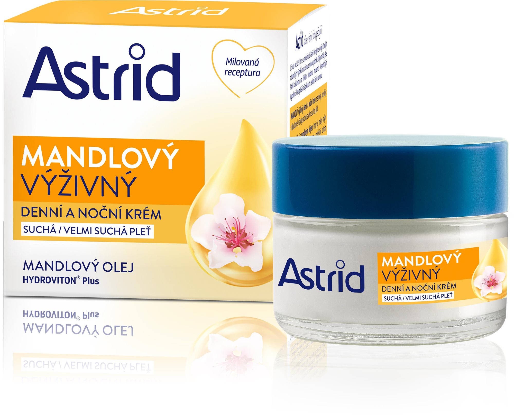 ASTRID Mandľový Výživný Denný a nočný krém 50 ml