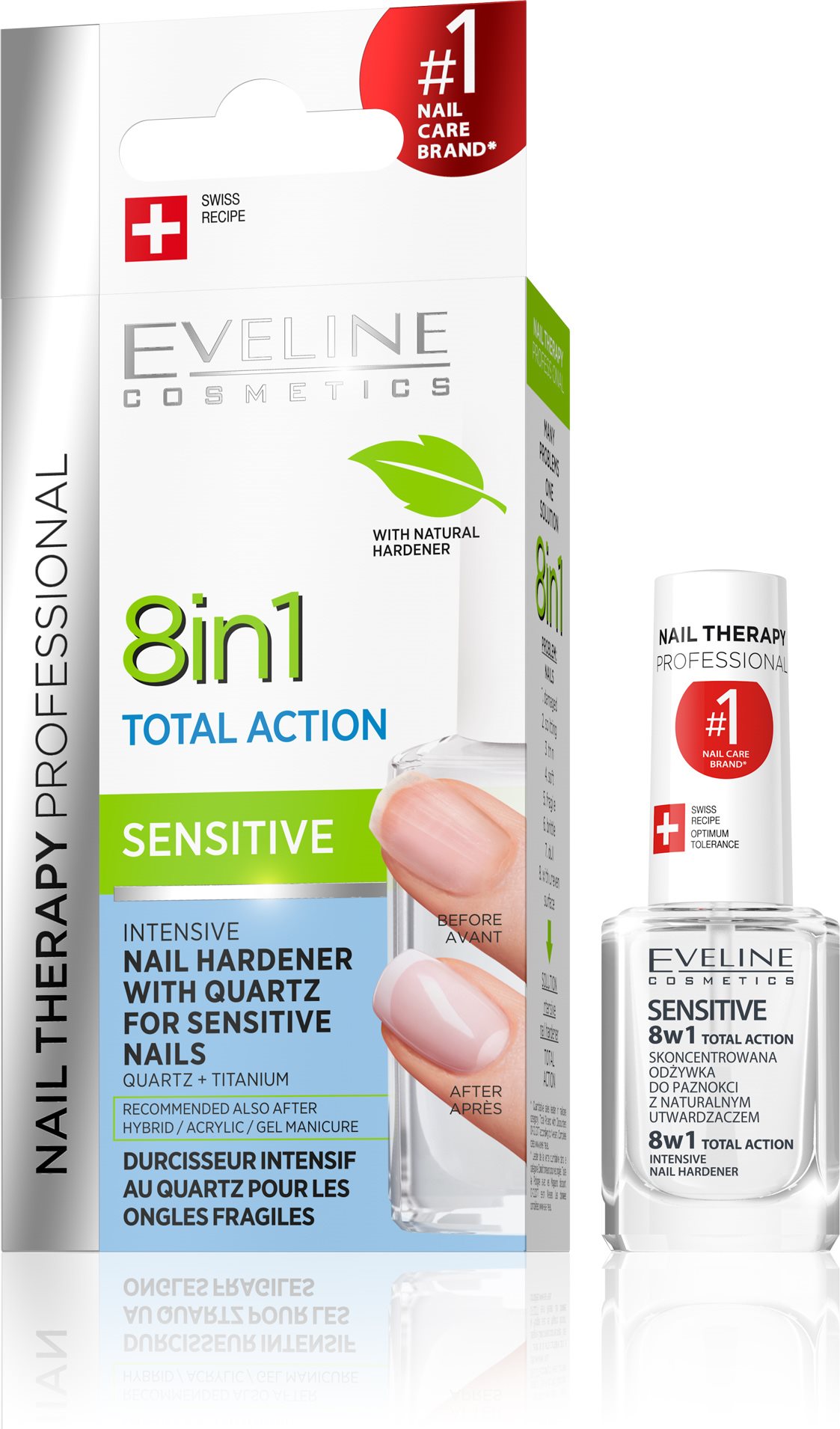 EVELINE COSMETICS Spa Nail Total Action 8 In 1 Sensitive 12 ml