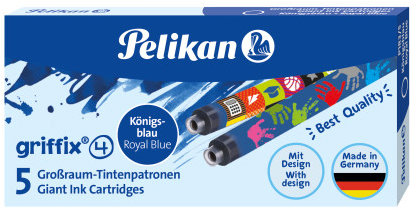 PELIKAN Griffix modrá, motiv Zvieratá – balenie 5 ks