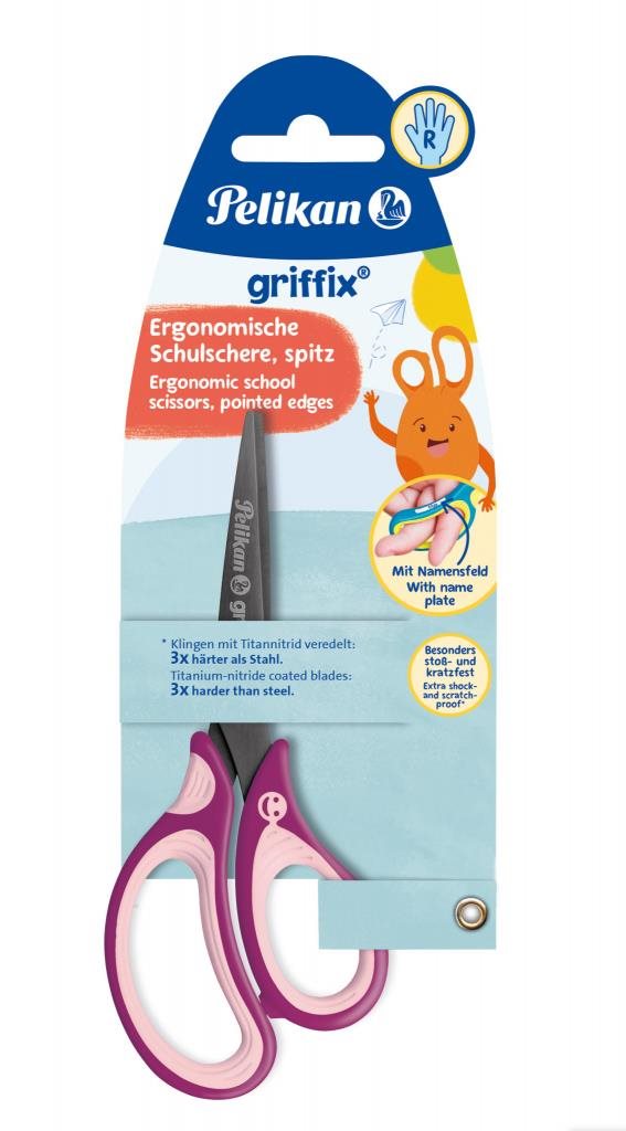 Pelikan Griffix, pravé, fialové, na blistri