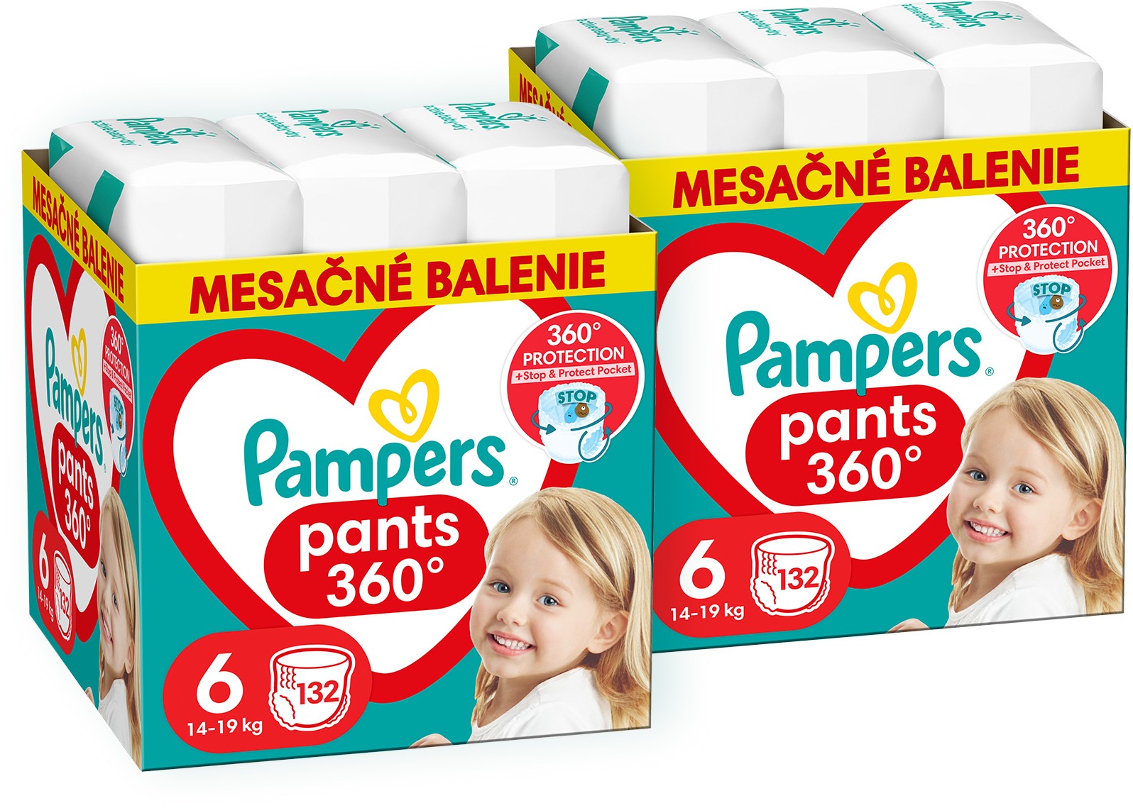 PAMPERS Pants veľ. 6 (264 ks)