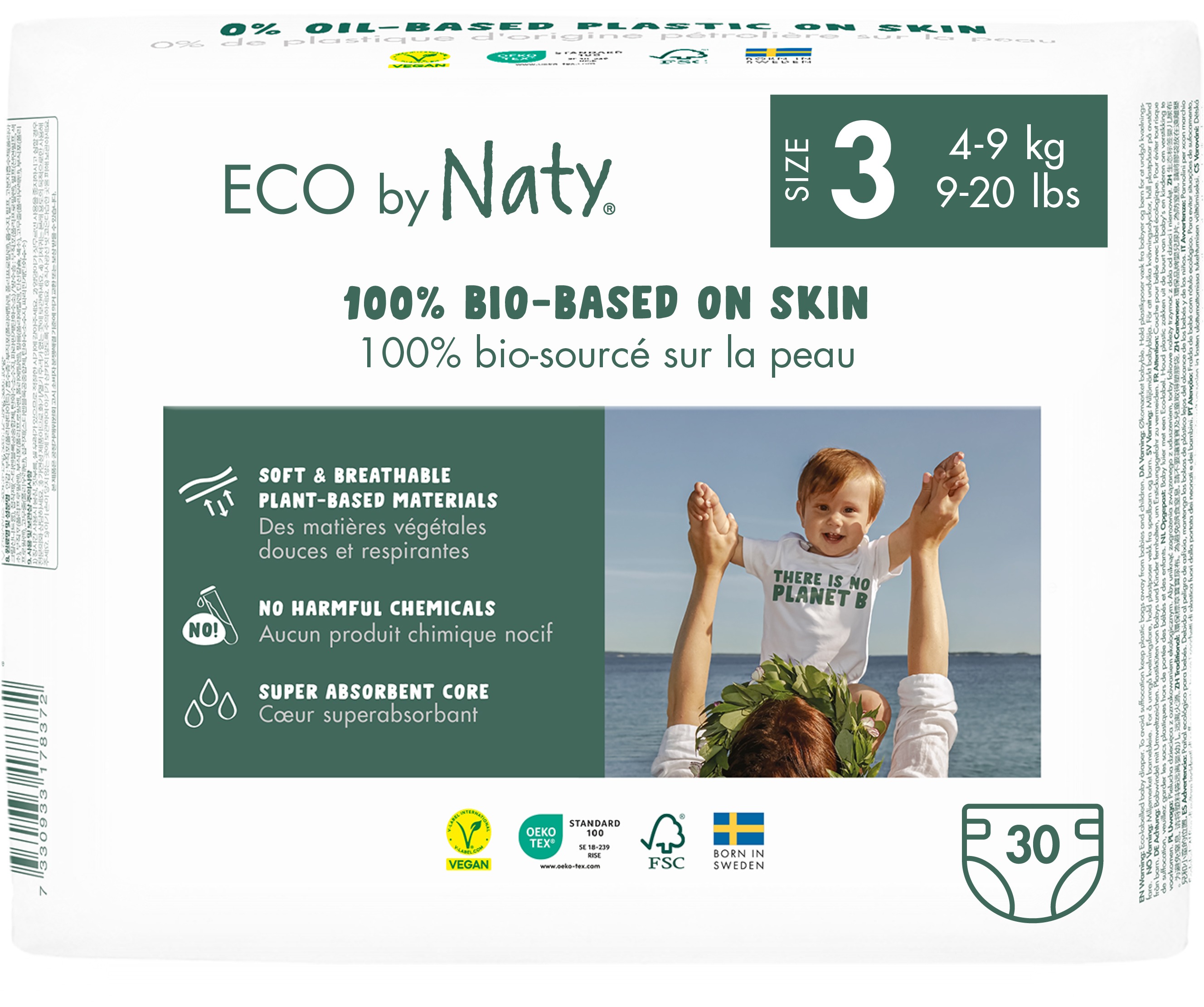 Eco by Naty Midi veľ. 3 (30 ks)