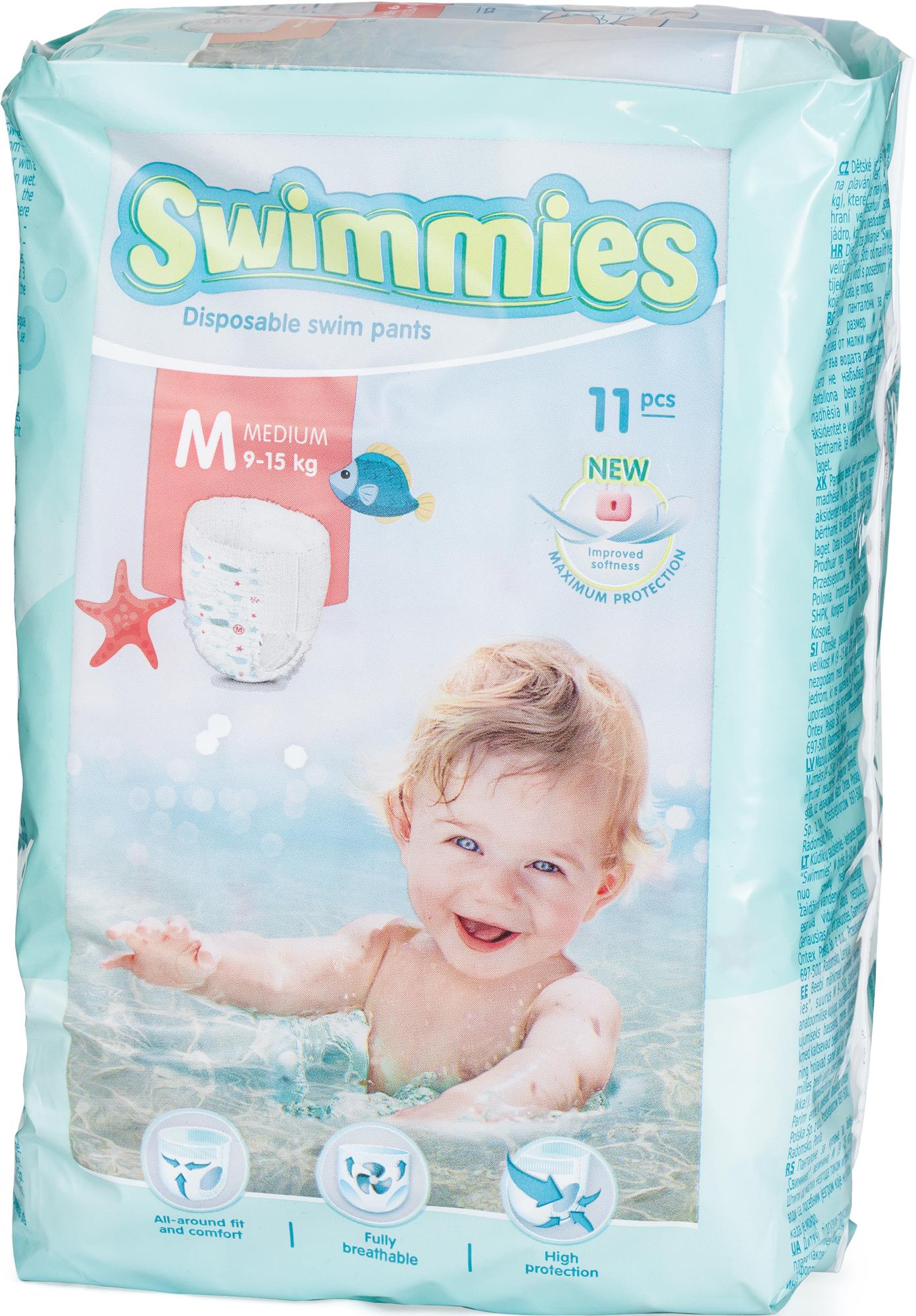 SWIMMIES plienkové plavky veľ. M (11 ks)