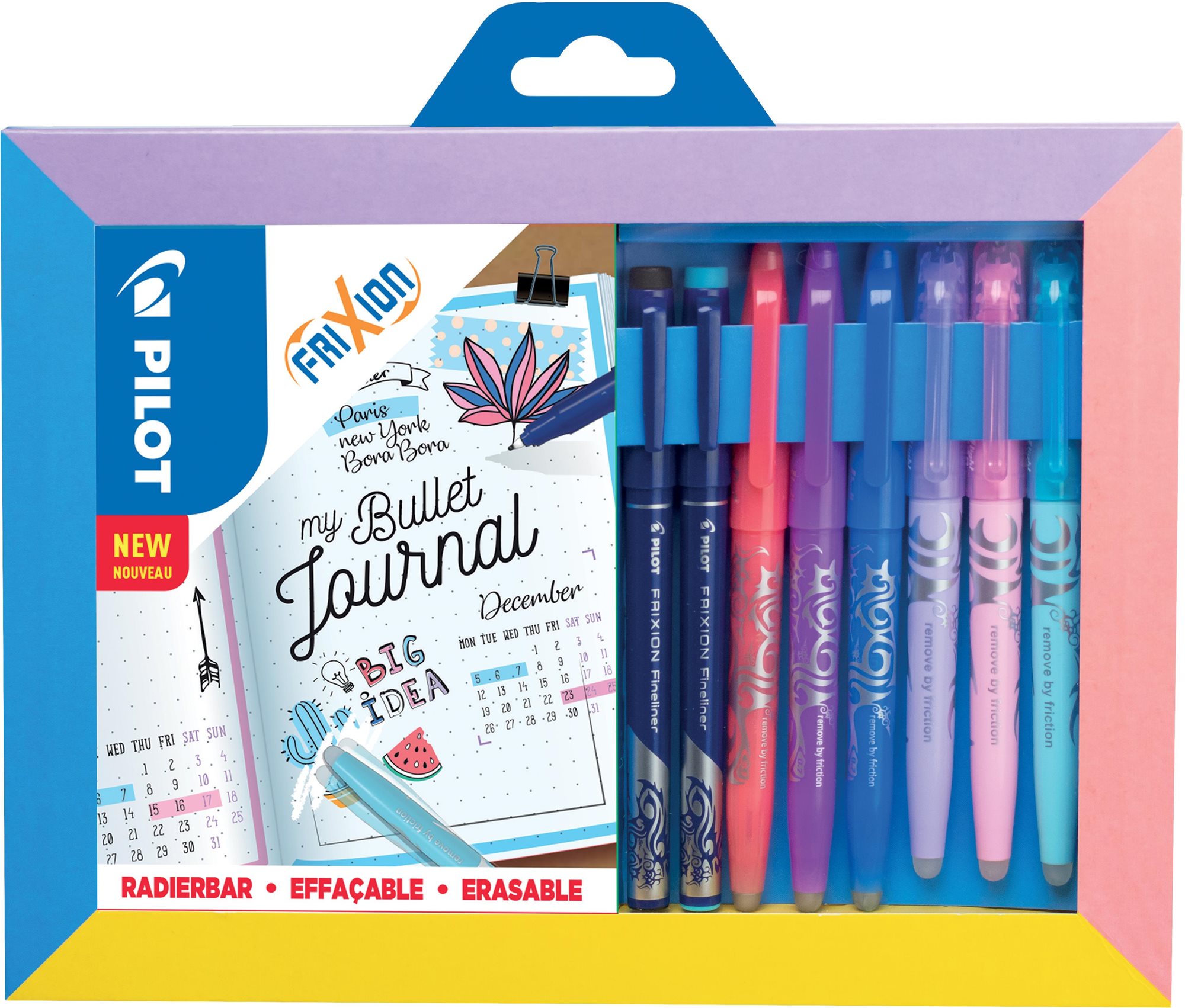 PILOT FriXion Bullet Journal set – súprava 8 ks