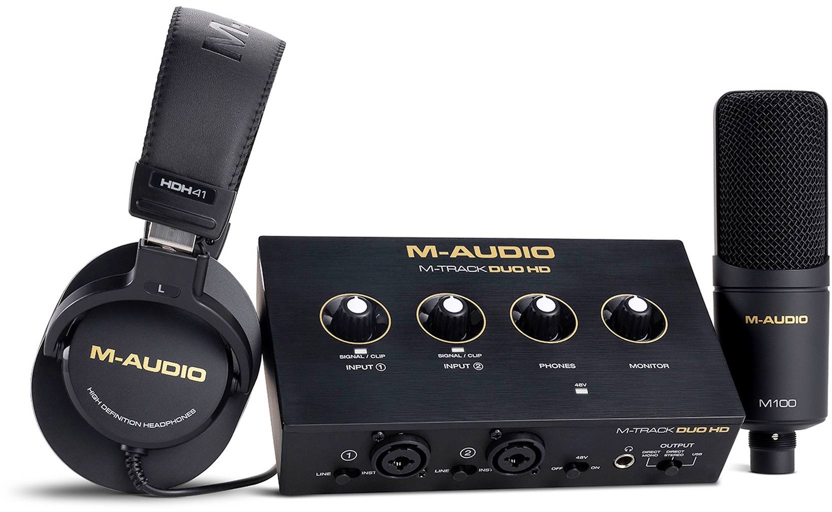 M-Audio M-Track DUO HD producer pack