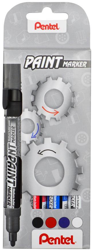 PENTEL MMP20-4 Paint Marker, klasické farby – súprava 4 ks
