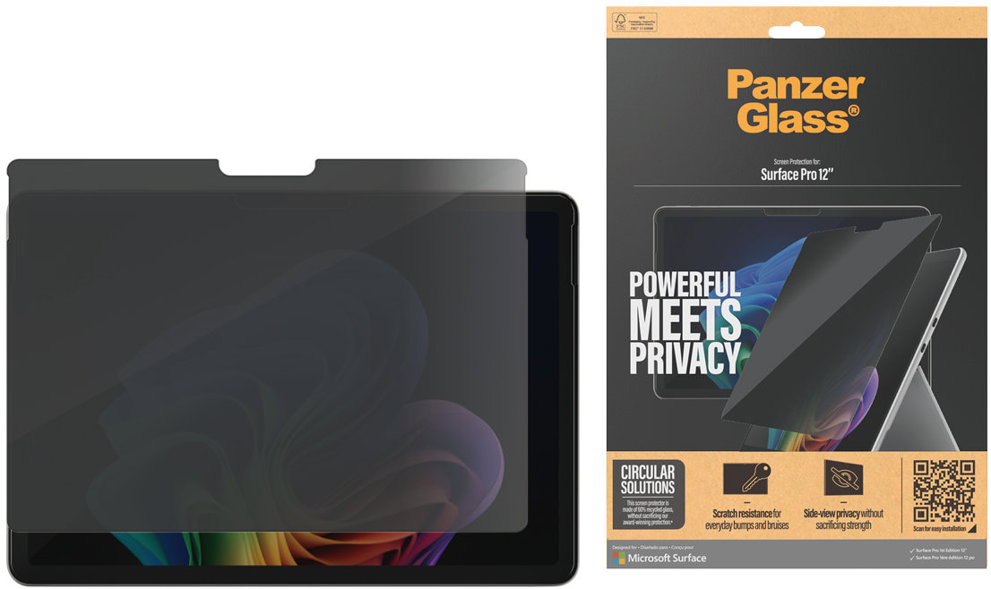 PanzerGlass Privacy Microsoft Surface Pro 12"