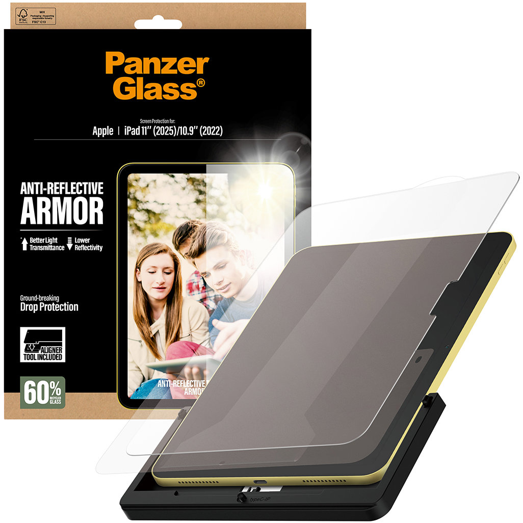 PanzerGlass Apple iPad 11/10.9 antireflexný s inštalačným rámikom
