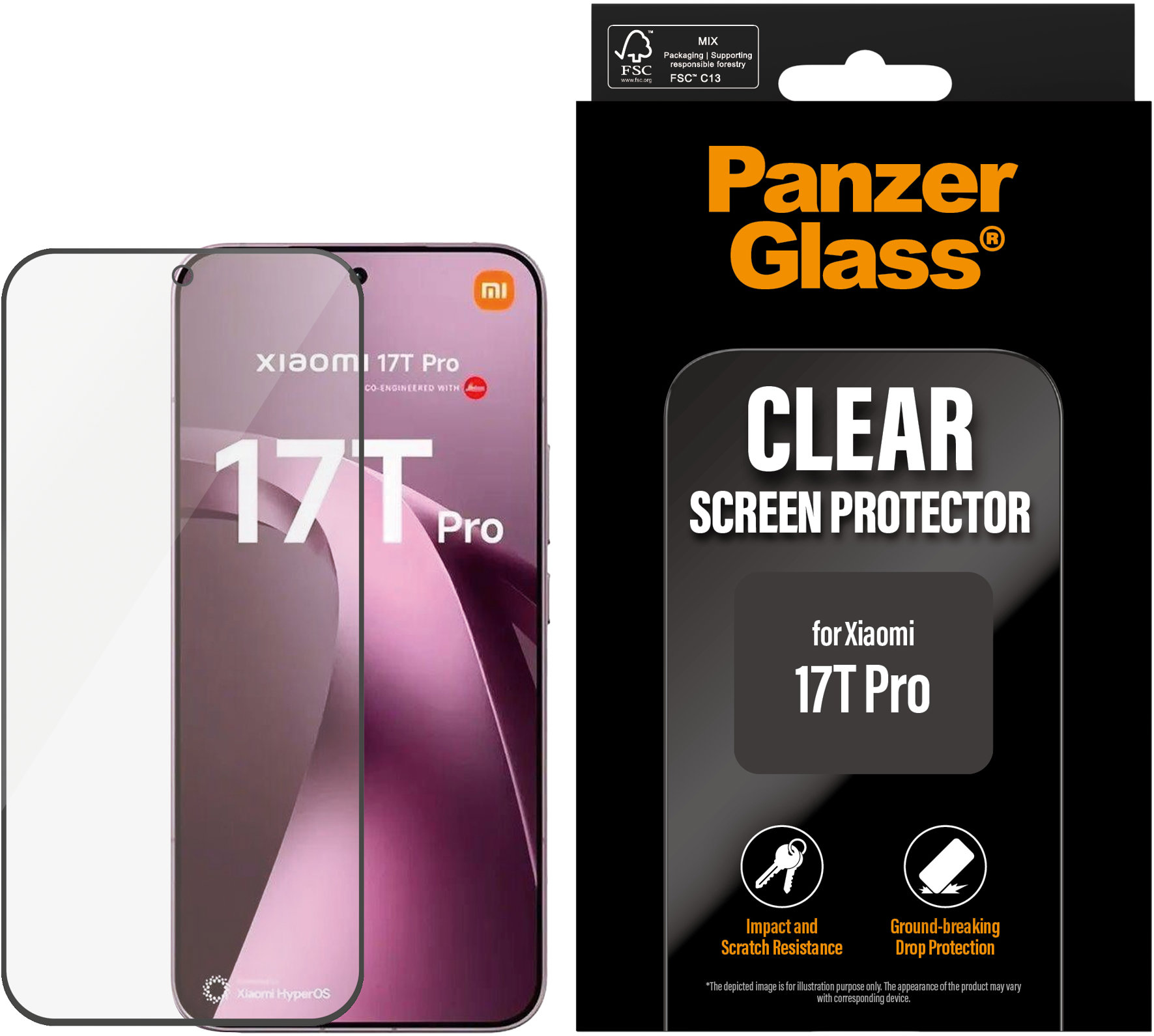 PanzerGlass Xiaomi 17T Pro