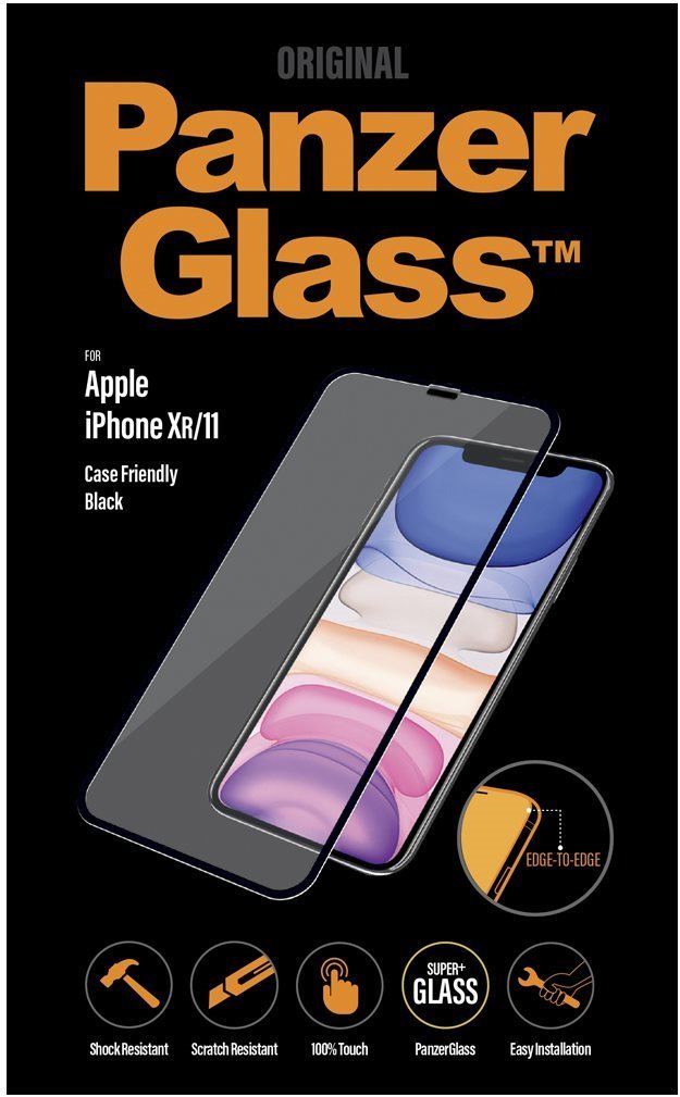 PanzerGlass Edge-to-Edge pre Apple iPhone Xr/11 čierne