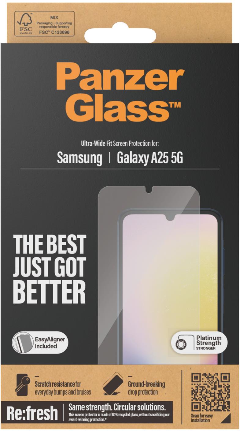 PanzerGlass Samsung Galaxy A25 5G s inštalačným rámikom