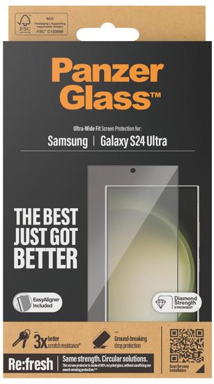 PanzerGlass Samsung Galaxy S24 Ultra s inštalačným rámčekom