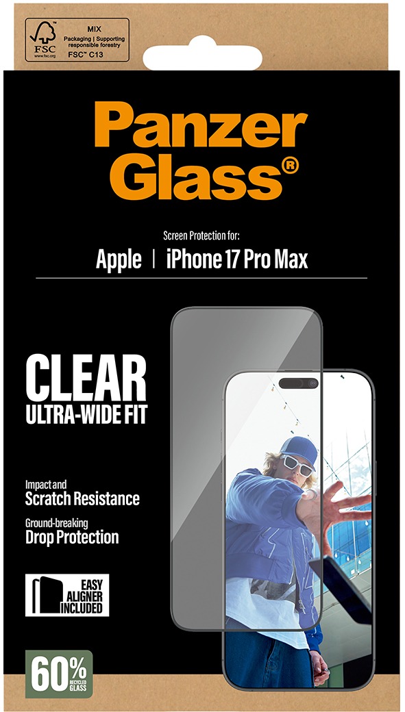 PanzerGlass Apple iPhone 17 Pro Max s inštalačným rámčekom