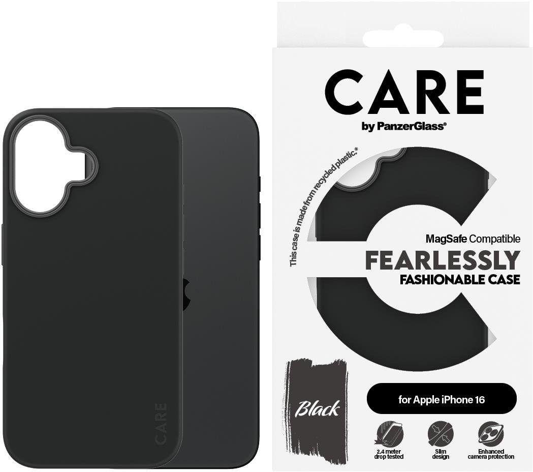 PanzerGlass CARE kryt Apple iPhone 16 MagSafe Fearlessly čierny